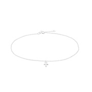 925 Sterling silver anklet.
