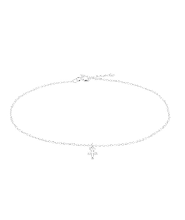 925 Sterling silver anklet.