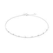 925 Sterling silver anklet.