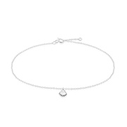 925 Sterling silver anklet.