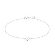 925 Sterling silver anklet.