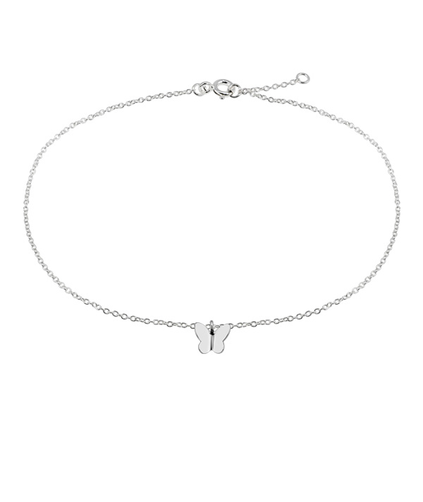 925 Sterling silver anklet.
