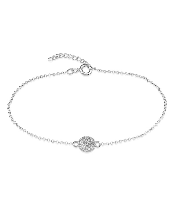 925 Sterling silver bracelet with cubic zircon.