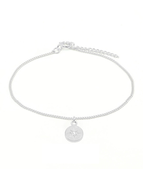 925 Sterling silver bracelet with cubic zircon.
