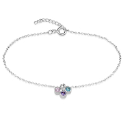 925 Sterling silver bracelet with cubic zircon.