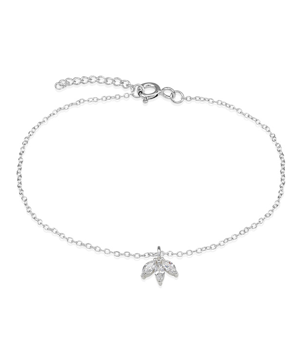 925 Sterling silver bracelet with cubic zircon.