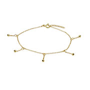 Gold plated sterling silver bracelet.