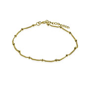 Gold plated sterling silver bracelet.