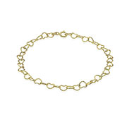 Gold plated sterling silver bracelet.