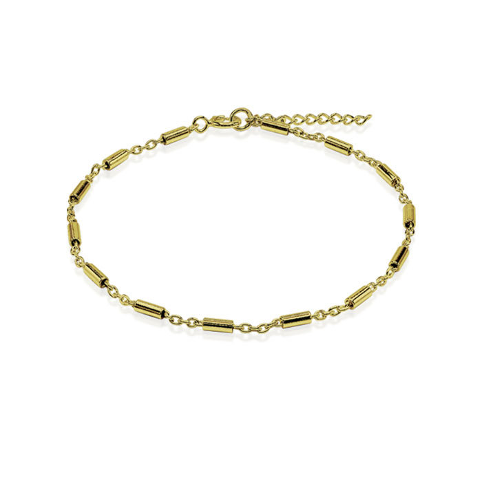 Gold plated sterling silver bracelet.