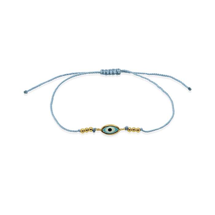 Gold plated sterling silver bracelet with Enamel color.