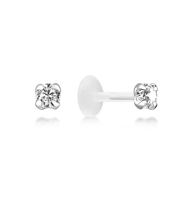 925 Sterling silver tragus.