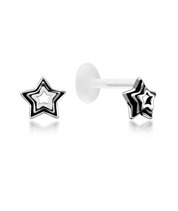 925 Sterling silver tragus.