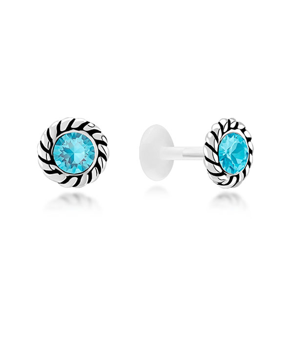 925 Sterling silver tragus.
