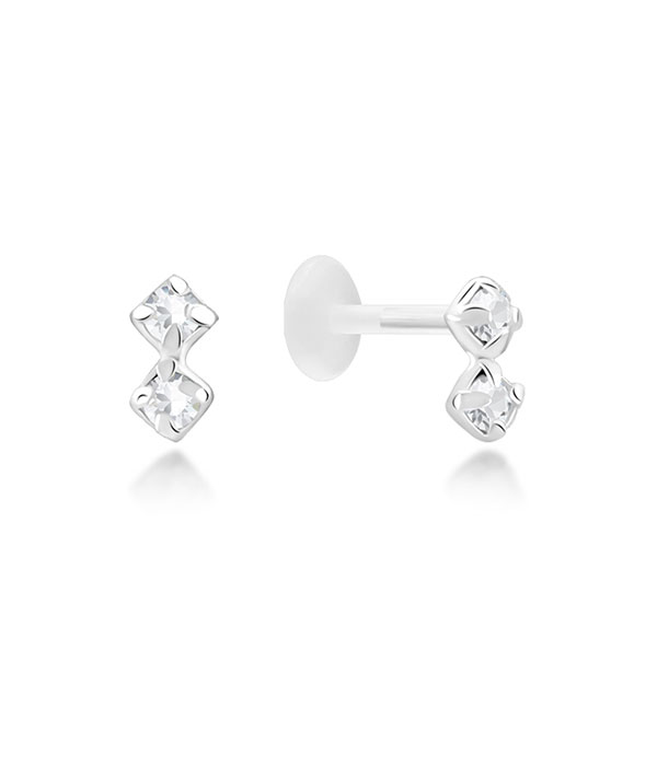 925 Sterling silver tragus.