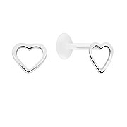 925 Sterling silver tragus.