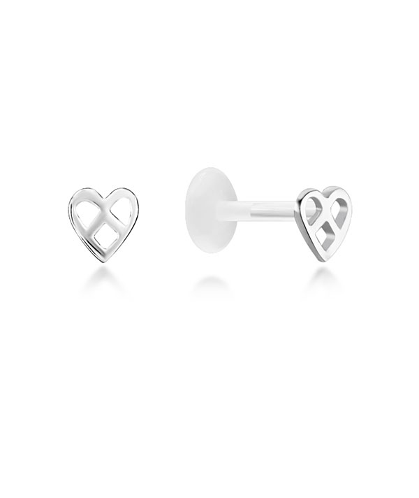 925 Sterling silver tragus.