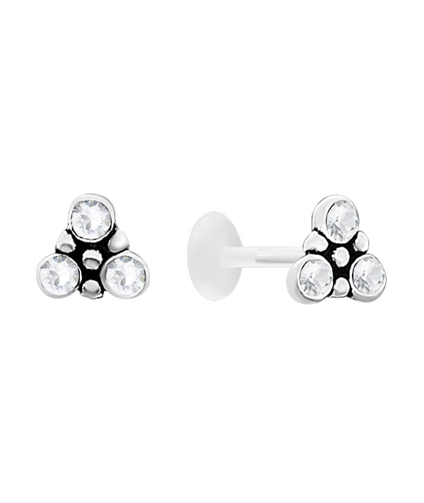 925 Sterling silver tragus.