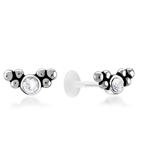 925 Sterling silver tragus.