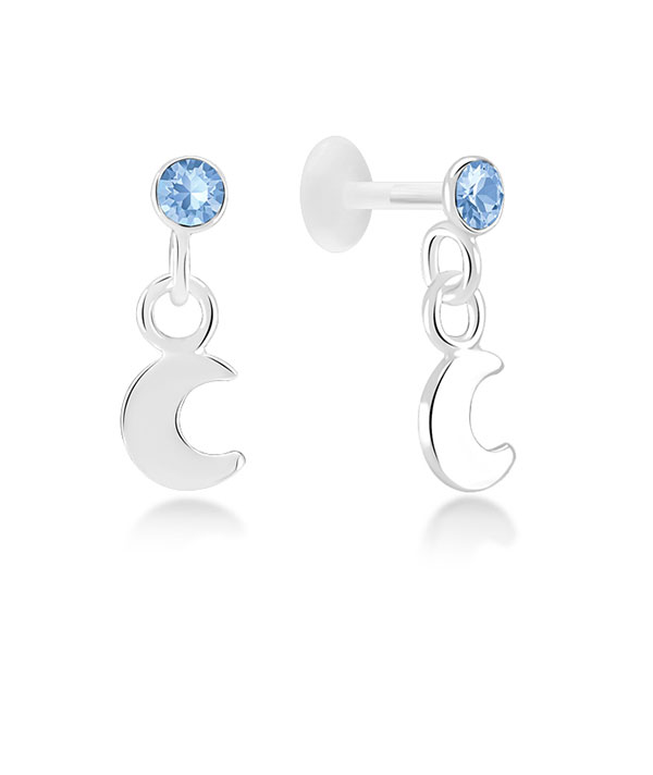 925 Sterling silver tragus.