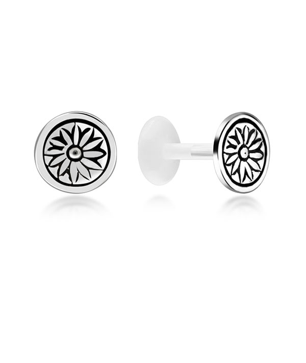 925 Sterling silver tragus.