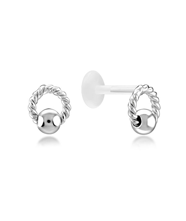 925 Sterling silver tragus.