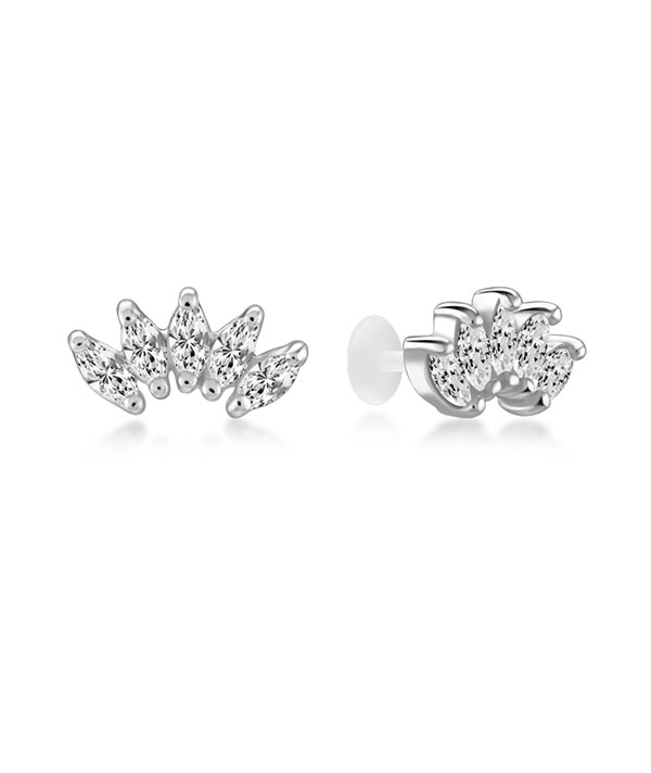 925 Sterling silver tragus.