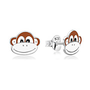 925 Sterling silver stud with Enamel color.