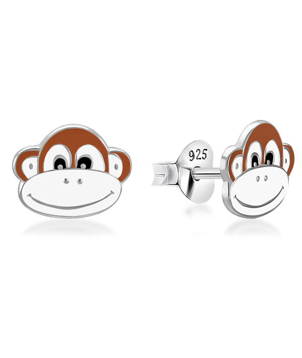 925 Sterling silver stud with Enamel color.