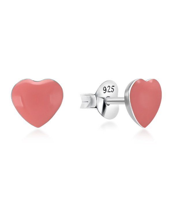 925 Sterling silver stud with Enamel color.