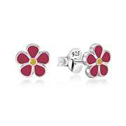 925 Sterling silver stud with Enamel color.