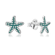 925 Sterling silver stud with Enamel color.