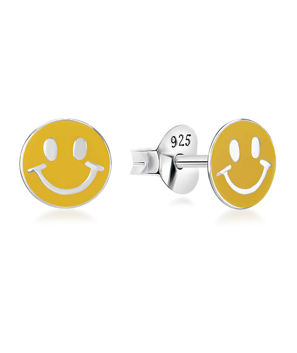 925 Sterling silver stud with Enamel color.