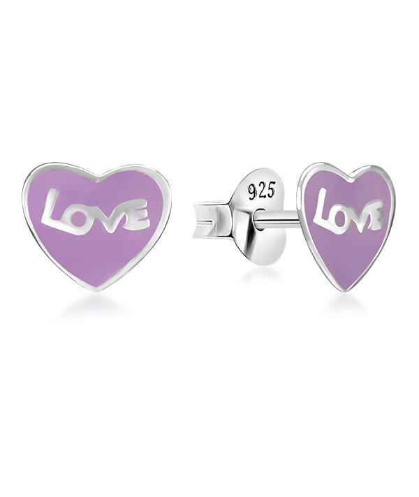 925 Sterling silver stud with Enamel color.