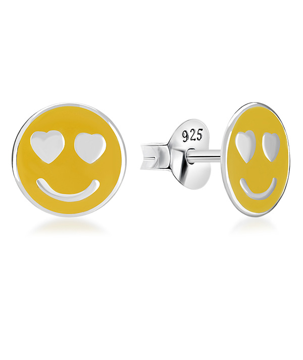 925 Sterling silver stud with Enamel color.