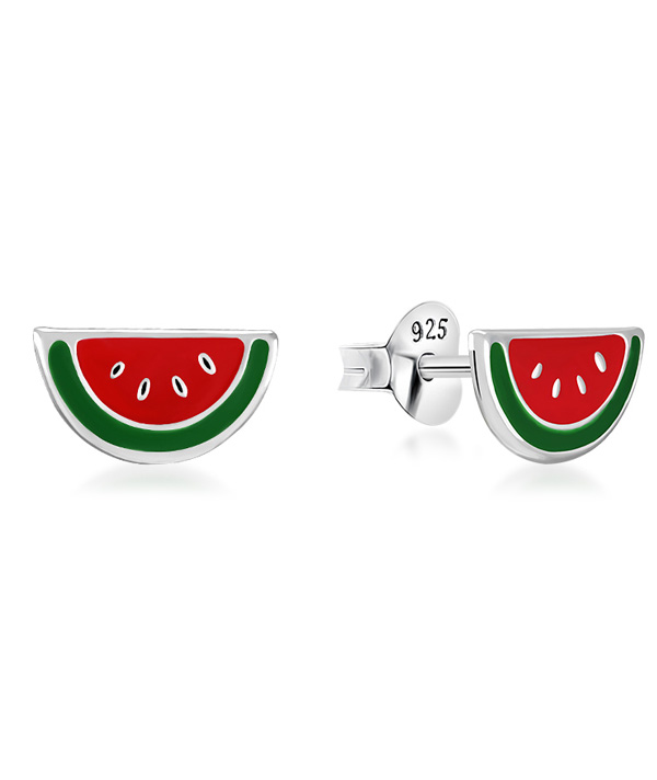 925 Sterling silver stud with Enamel color.
