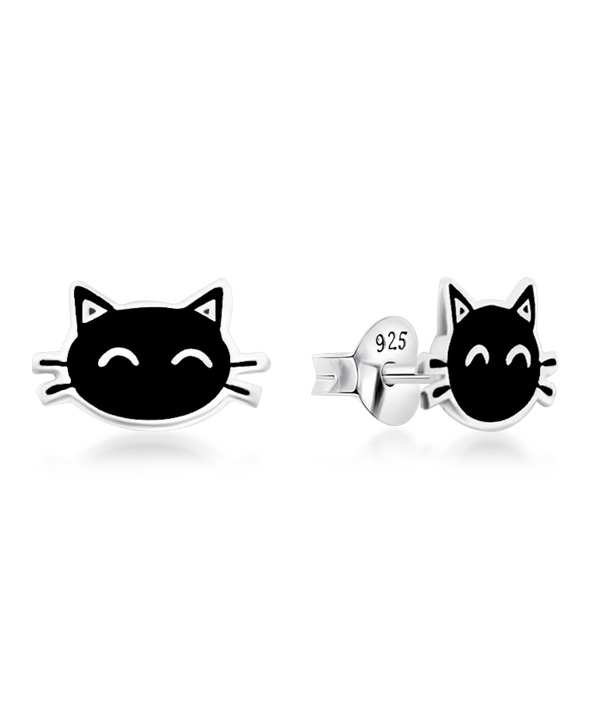 925 Sterling silver stud with Enamel color.
