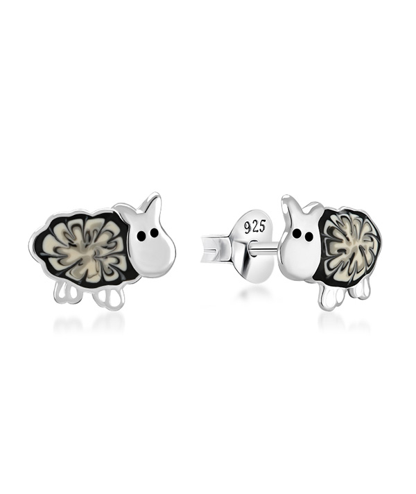 925 Sterling silver stud with Enamel color.