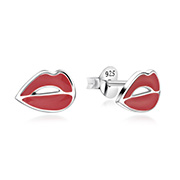 925 Sterling silver stud with Enamel color.