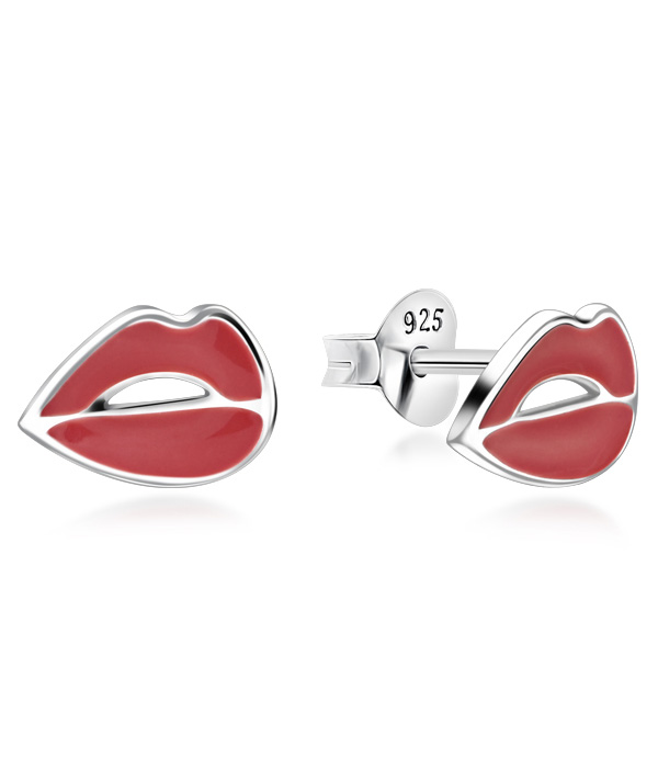 925 Sterling silver stud with Enamel color.