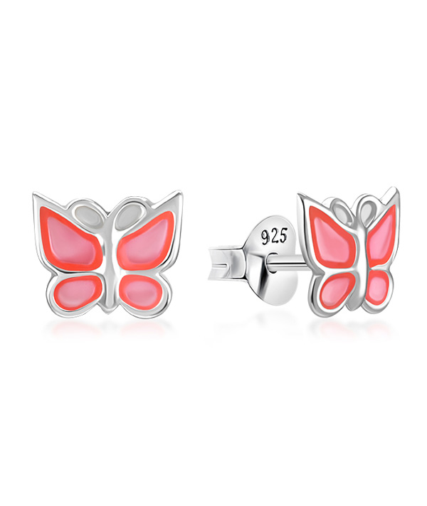 925 Sterling silver stud with Enamel color.