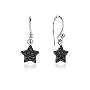 925 Sterling silver stud with multi crystals.