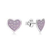 925 Sterling silver stud with Enamel color.