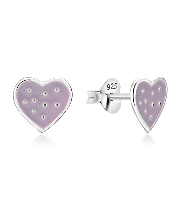 925 Sterling silver stud with Enamel color.