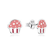925 Sterling silver stud with Enamel color.