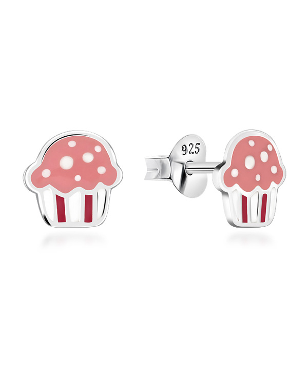 925 Sterling silver stud with Enamel color.