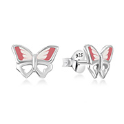 925 Sterling silver stud with Enamel color.