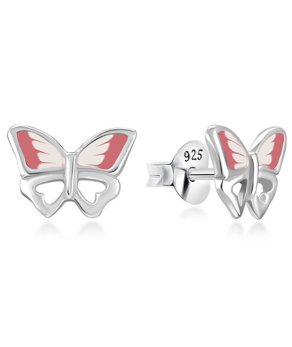 925 Sterling silver stud with Enamel color.