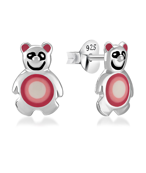 925 Sterling silver stud with Enamel color.