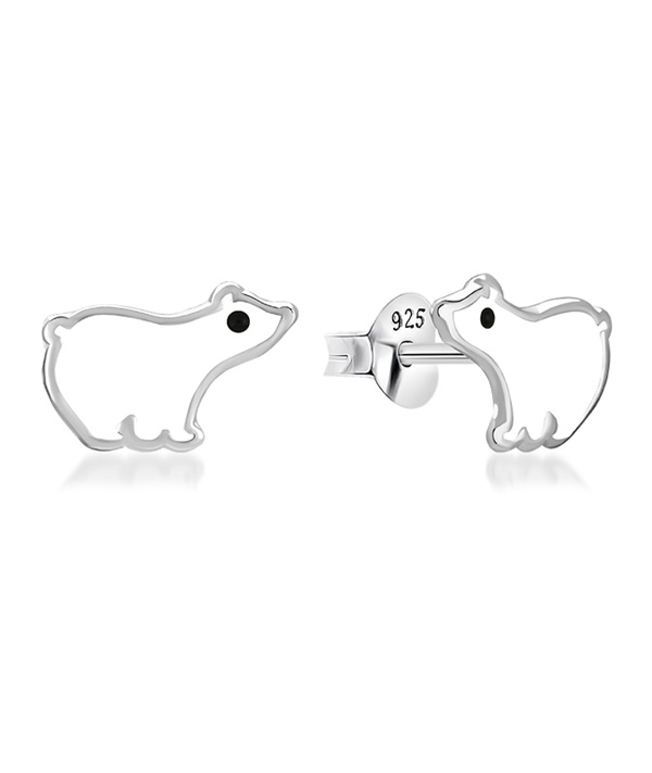925 Sterling silver stud with Enamel color.